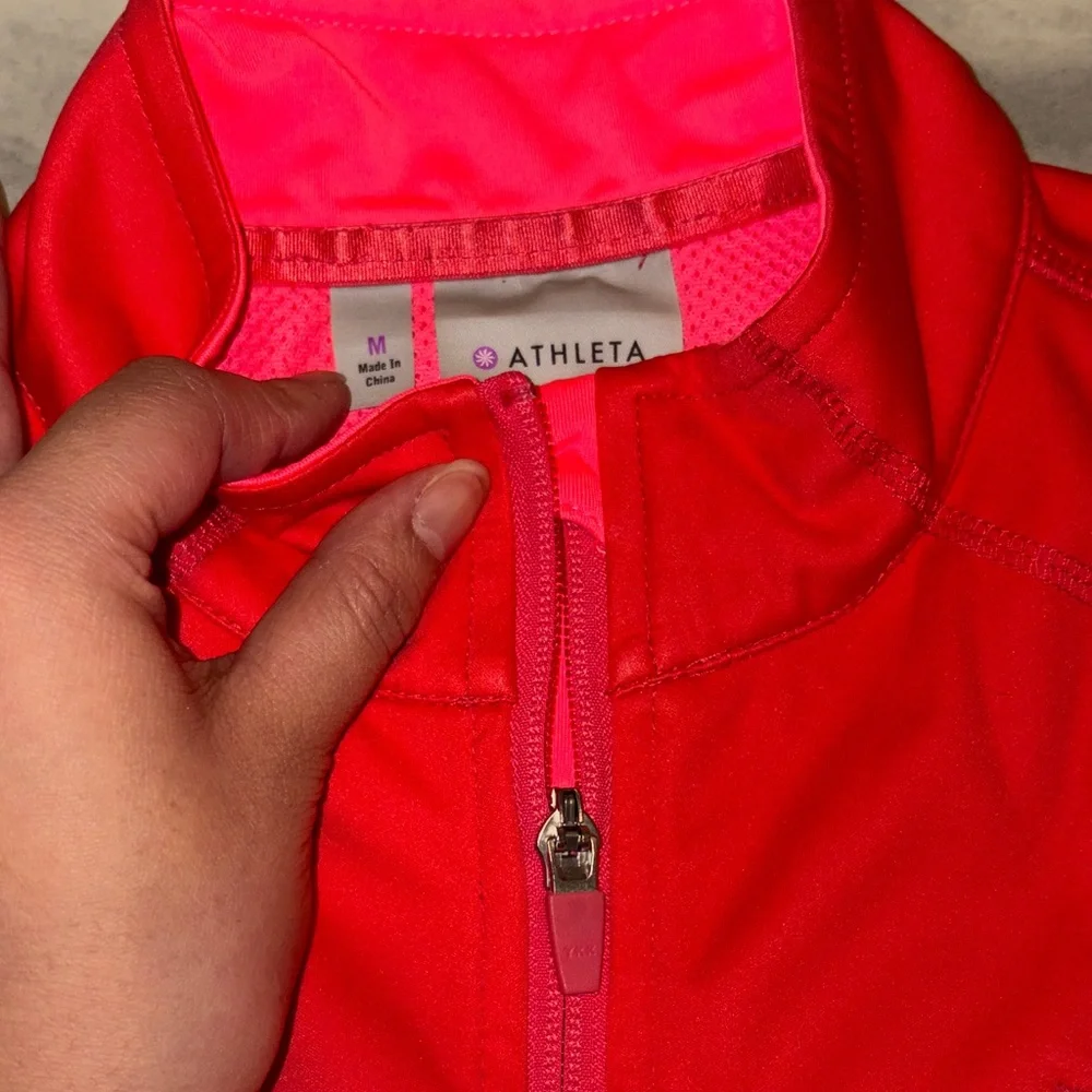 Athleta Raspberry REFLECTIVE Running Jacket - Picture 5 of 6